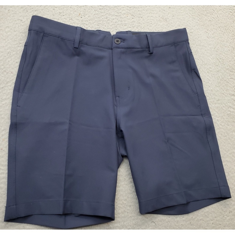 Dunning Golf Shorts Mens 32 Blue Player Fit Woven Performance Stretch Quick Dry